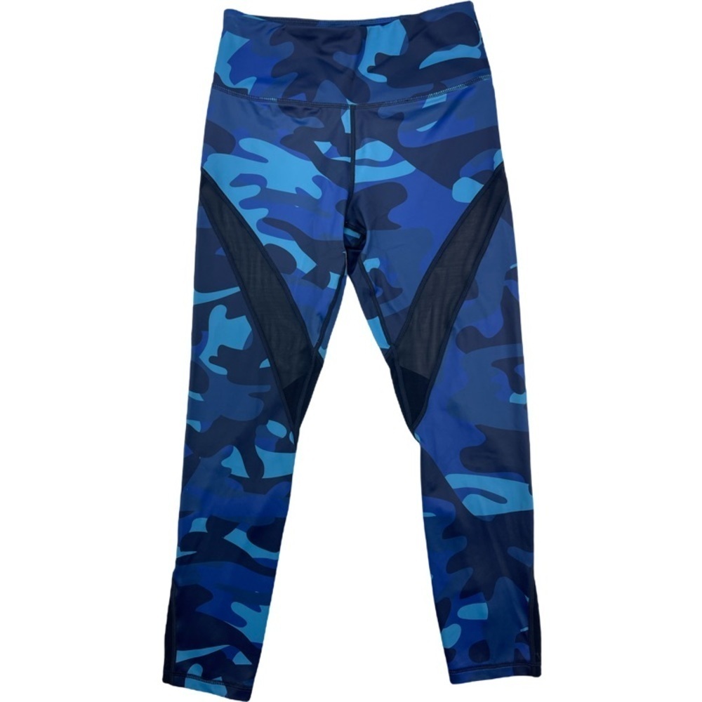 ✅ ZYIA Navy Camo Mesh Light N Tight High Rise Leggings Size 6-8 - Picture 2 of 9